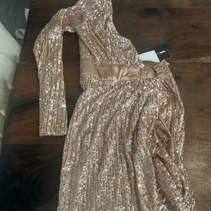 Sequin sexy mini dress